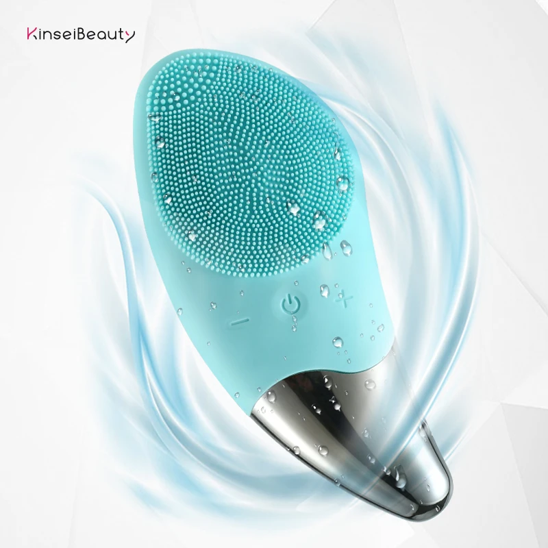 Ultrasonic Vibration Silicone Cleansing Exfoliate Smooth Skin For A Radiant Clear Complexion Personalized Facial Brush huismerk kopen in de aanbieding Ultrasonic Vibration Silicone Cleansing Exfoliate Smooth Skin For A Radiant Clear Complexion Personalized Facial Brush huismerk kopen in de aanbieding