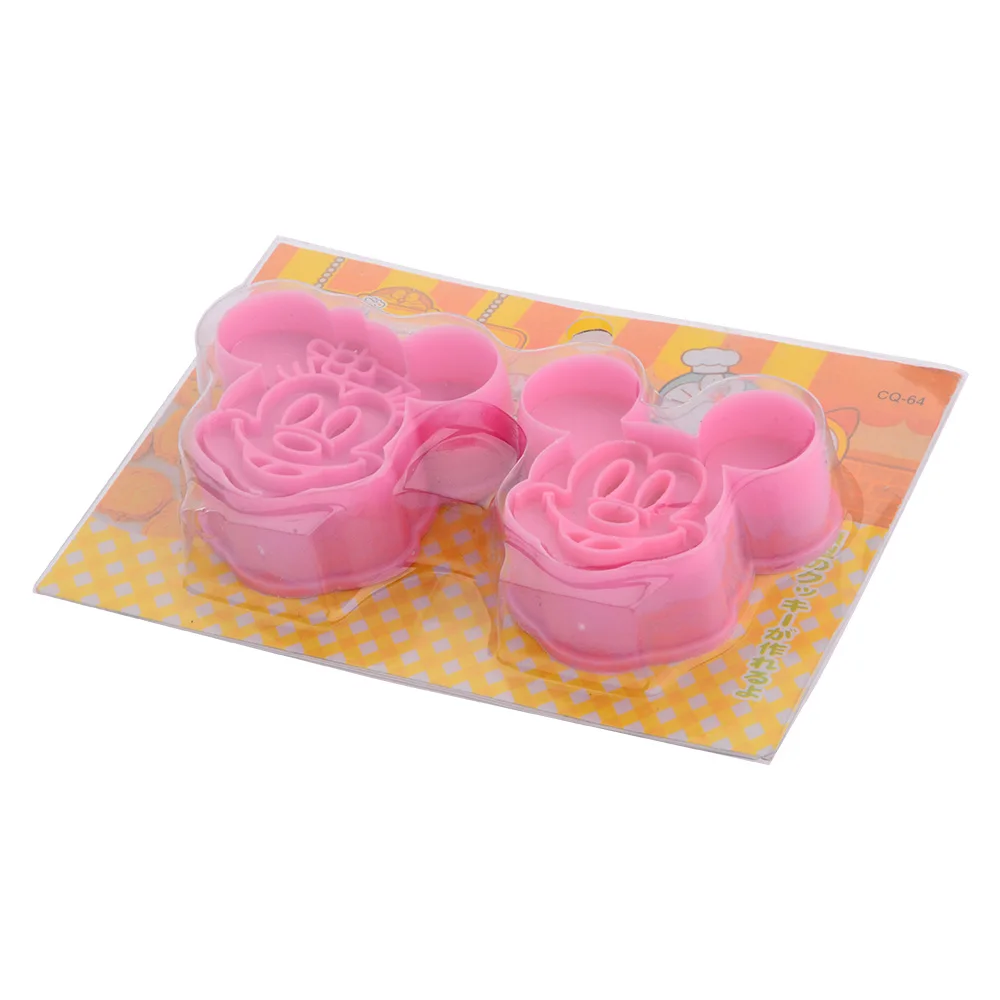 2Pcs-Kitchen-Bakeware-Baking-Tools-3D-Biscuit-Minnie-Mickey-Mouse-Plastic-Cookie-Cutter-Fondant-Cookie-Stamps