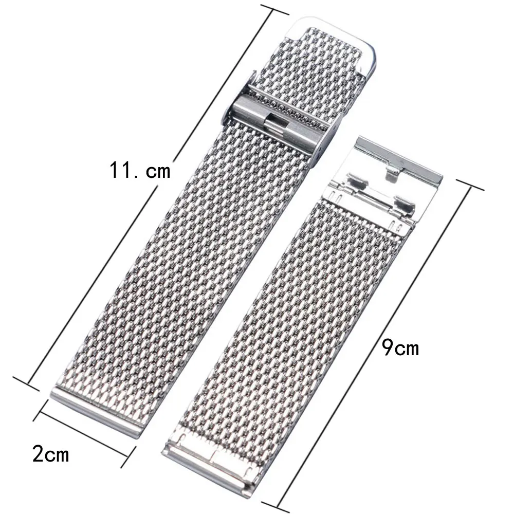Ремешок Миланская сетка из нержавеющей стали 20/22 мм|stainless steel strap|watch band strapband strap |