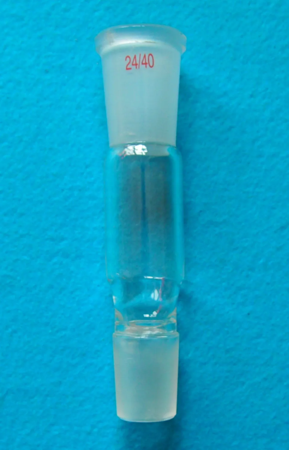 Glass Transfer Bush Adapter with 24/40 Socket Joint and 24/29 Cone