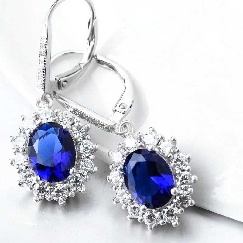 925 Sterling silver drop earring GNE0955 (6)