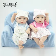 Reborn Baby Soft Silica Girl Boy Toy intelligence Kid Toys Small New Born Baby Doll For Children Limited Collection Dolls