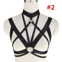 Цвета: золотистый, серебристый-хомут с круглым воротником для мальчиков и девочек бандаж, портупея, сетка, топ для йоги Эластичный ремешок Готический Фетиш бюстгальтер pentagran подвязки высокого качества нижнее белье