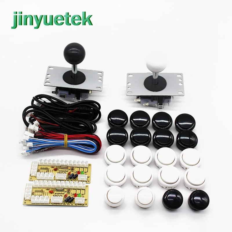 

Excellent price kit arcade 2 player led maquina controle diy arcade kit case 8 way usb joystick controller board 2 jugadores