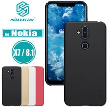 Чехол для телефона Nokia X7 NILLKIN Super Frosted Shield Матовый Жесткий чехол Защитный чехол для Nokia 8,1 чехол для телефона