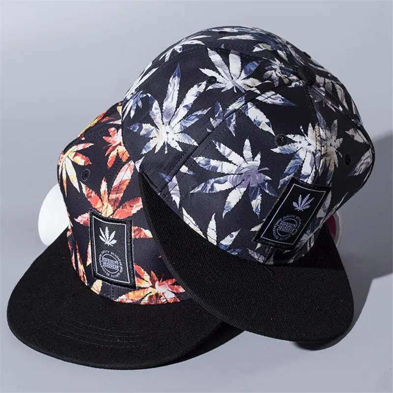 Weed Snapback Hats Hip Hop font b Baseball b font font b Cap b font I