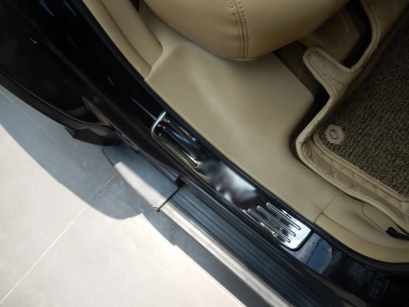 4 шт., нержавеющая сталь, Накладка на порог, защитная накладка для Honda CRV CR-V, 3rd gen 2007, 2008, 2009, 2010, 2011 лет