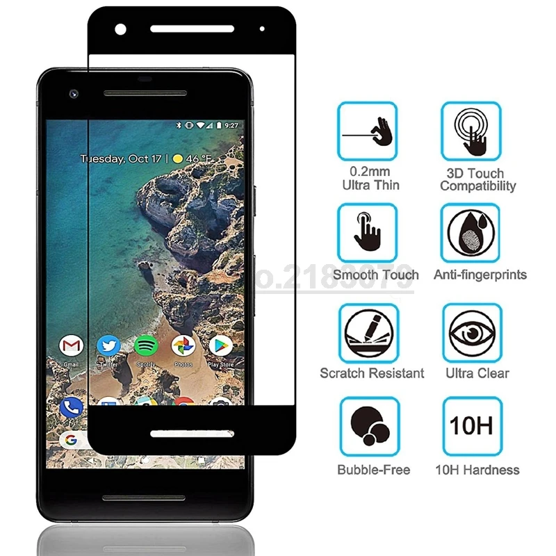 

3D Full Cover Tempered Glass For Google Pixel Pixel 2 3 3A XL Lite 1 Pixel2 Pixel3 Pixel3Lite Screen Protector Protective Film
