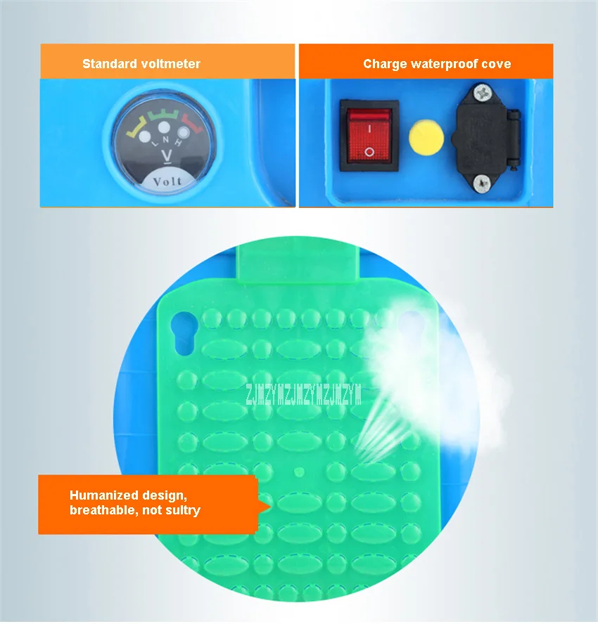 3WBD-16L интеллигентая(ый) автоматический рюкзак Тип зарядки опрыскиватель Ручка переключателя для фруктовых деревьев, пестицидов опрыскиватель для сельского хозяйства, легкая в установке, 12В 25 Вт 16L