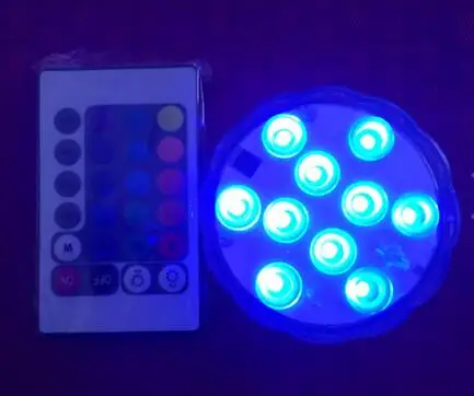 3AAA светодиодный погружной светильник-ваза на батарейках с 10SMD RGB светодиодный светильник s для бутылок Shishas Hookahs