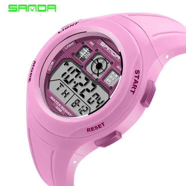 SANDA brand children's sports watch swimming watch sports cartoon casual digital SANDA brand children's sports watch swimming watch sports cartoon casual digital