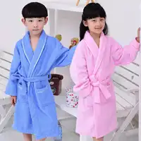 Children Bathrobe Towel Kids Boys Girls Cotton Robes Dressing Gown Homewear Sleepwear