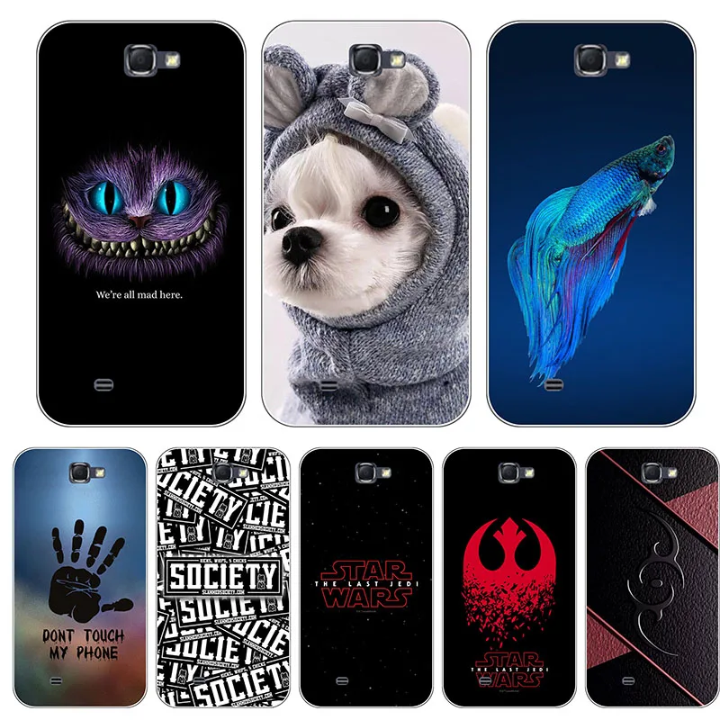 

Cute Cartoon Case For Samsung Galaxy Note 1 N7000 i9220 Note1 Cover Printing Drawing Cat Printed Phone Shell Capa Funda