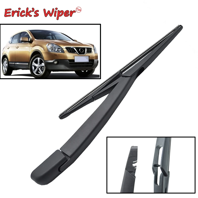 

Erick's Wiper 12" Rear Wiper Blade & Arm Set Kit For Nissan Qashqai Dualis J10 J11 2006 2007 2008 2009 2010 2011 2012 2013 2014 2015 2016 2017 2018 2019 Windshield Windscreen Rear Window