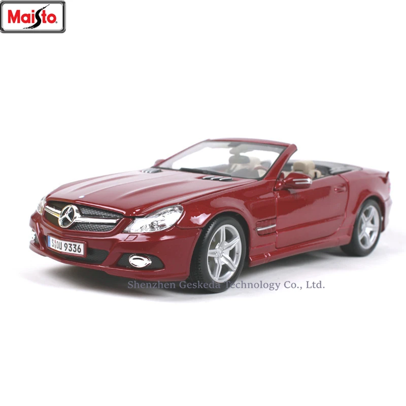 Maisto 1:18 Mercedes SL 550 сплав Ретро модель автомобиля классическая украшение для