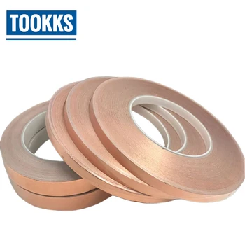 

30 Meters Single Side Conductive Copper Foil Tape EMI Shielding Heat Resist Tape For for PC, PDA PDP and LCD copier