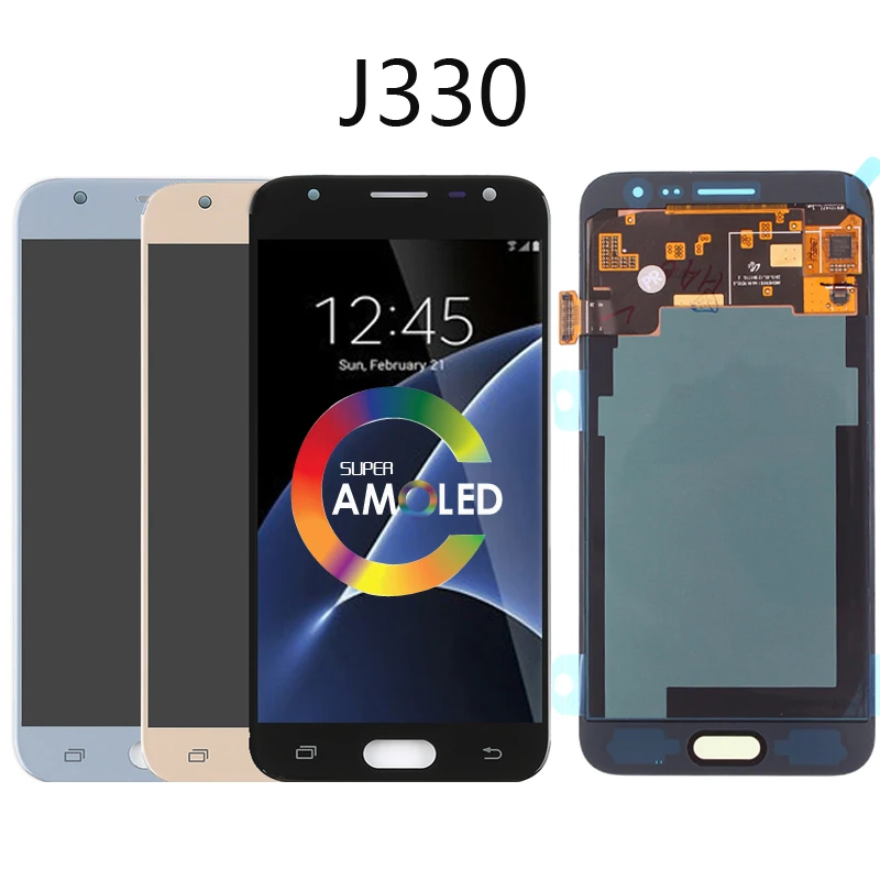 

ORIGINAL Super 5.0''OLED TFT LCD for Samsung Galaxy J3 2017 J330 J330F LCD display touch screen digitizer Assembly