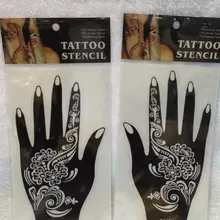 2 листа татуировки руки Трафареты тату хной повторное использование пасты templatefor как ручная роспись Книги по искусству