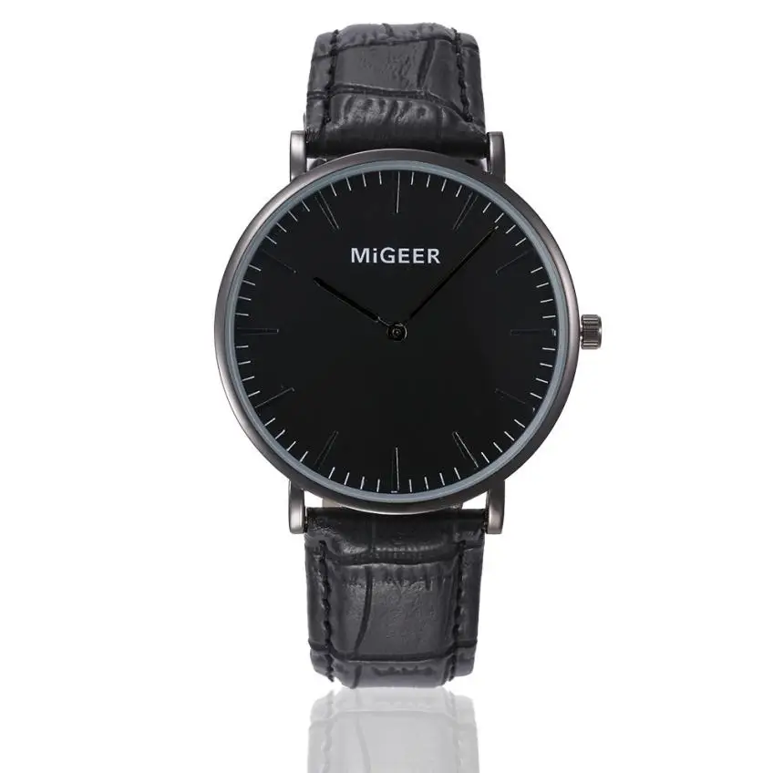 

Mens Business Watches 2019 Retro Design Leather Band Analog Alloy Quartz Male WristWatch Luxury Casual formal occasion Clock A65