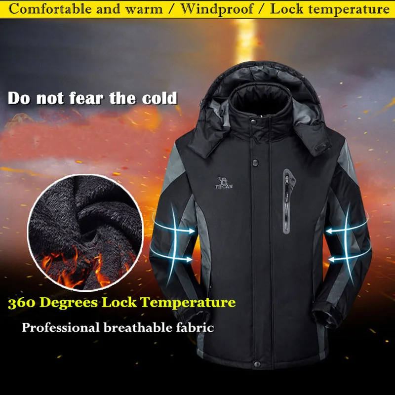Ski Suit Men Skiing and Snowboarding Sets Super Warm Waterproof Windproof Snowboard Fleece Jacket+pant Winter Snow Suits Male
