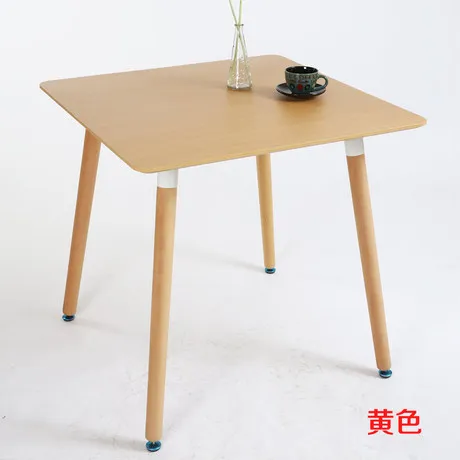 Обеденные столы, мебель для столовой, мебель для дома, деревянный журнальный столик, минималистичный кухонный стол, Круглый квадратный 80/120*80*75 см