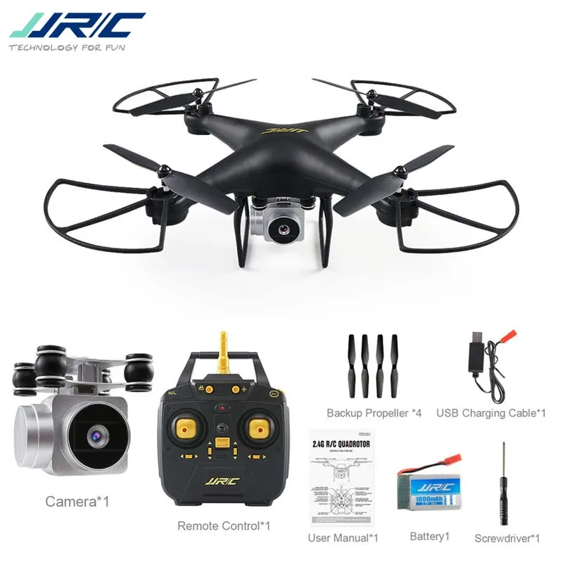 

JJRC H68 Bellwether WiFi FPV 2MP 720P HD Camera 20mins Flight Time RC Racing Drone Quadcopter RTF Mode 2 Altitude Hold 6-Axis