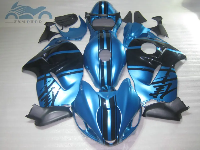 

Free Custom Fairing kit for SUZUKI Hayabusa GSXR1300 1996-2007 motor fairings kit GSX1300R 1997 2002 2007 blue black