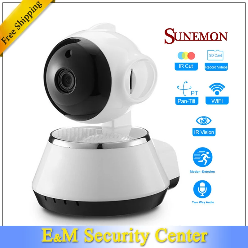 Новый 720 P Wi Fi камера дома IP PT беспроводной P2P ИК USB обнаружения движения Радионяня