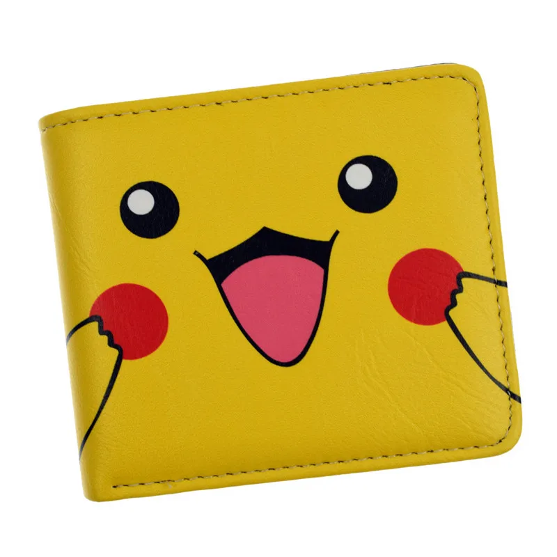 

Anime Wallet Poke Pocket Monster Pikachu Purse Two/Three Fold Japanes Cartoon Wallets Drop Shipping