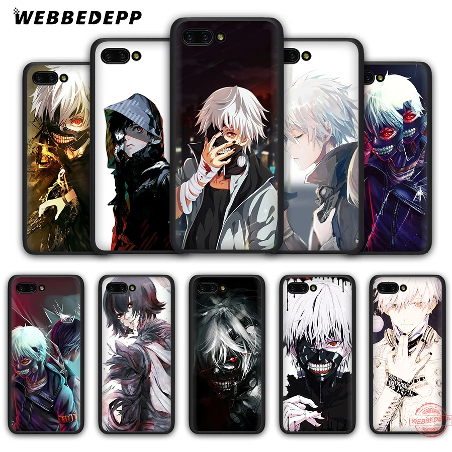 WEBBEDEPP Tokyo Ghouls Soft Case for Honor 20 10 9 9X 8 Lite 8C 8X 7X 7C 7A 3GB 6A Pro View | Мобильные телефоны и