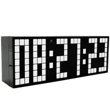 Digital Big Jumbo LED Countdown Temperature Calendar World timer Wall Watch Wall Clock LED Alarm Clock