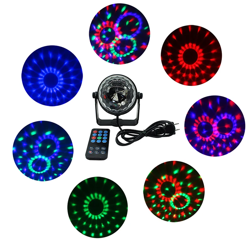 ZINUO Mini 3W LED stage light with wireless remote AC85-265V Crystal Disco light for Party/KTV/Bar DA ZINUO Mini 3W LED stage light with wireless remote AC85-265V Crystal Disco light for Party/KTV/Bar DA