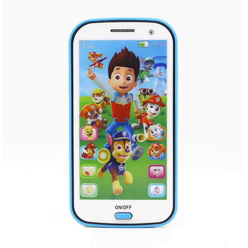 

Eva2king English Language kids Toy phone light touch screen music cellphone toys Story Telling Educational Learning Toy for Baby