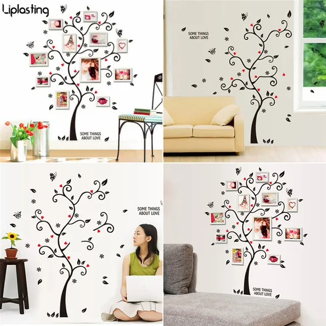 Liplasting Diy Foto Pohon Pvc Stiker Dinding R Tidur Liplasting Diy Foto Pohon Pvc Stiker Dinding R Tidur Keluarga Decals Untuk Anak