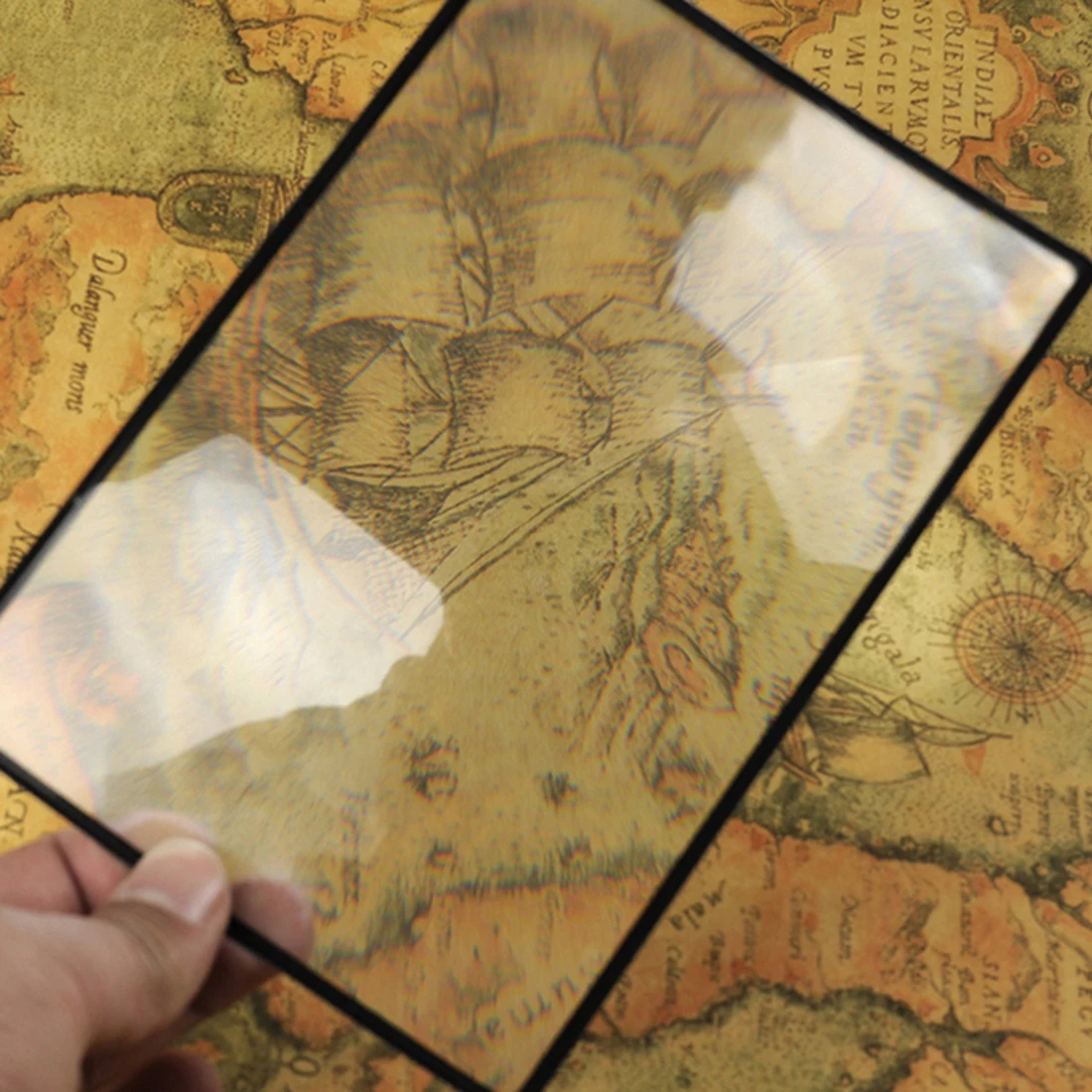

1pcs Reading Glass Lens A5 X3 Book Page Magnification Useful PVC Sheet Magnifying Magnifier for Older 180X120mm
