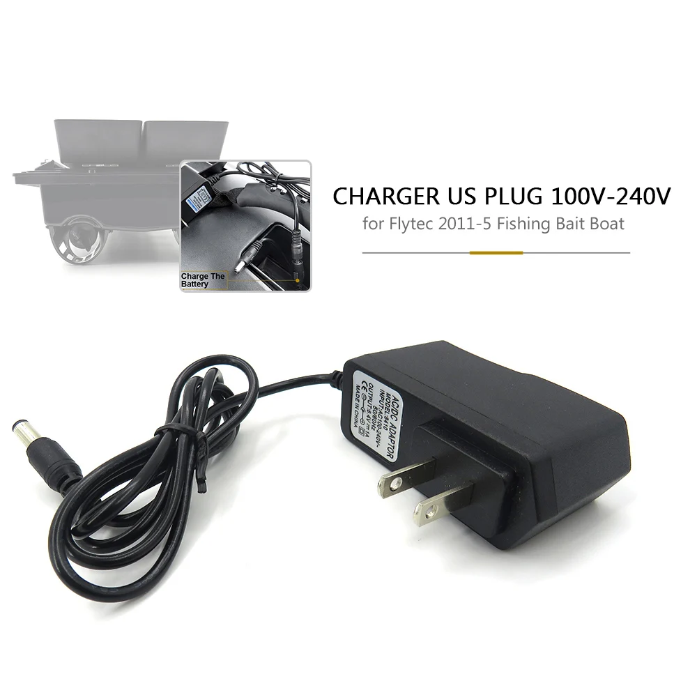 Зарядное устройство EU Plug 100V 240V для Flytec 2011 5 1 кг загрузка дистанционного