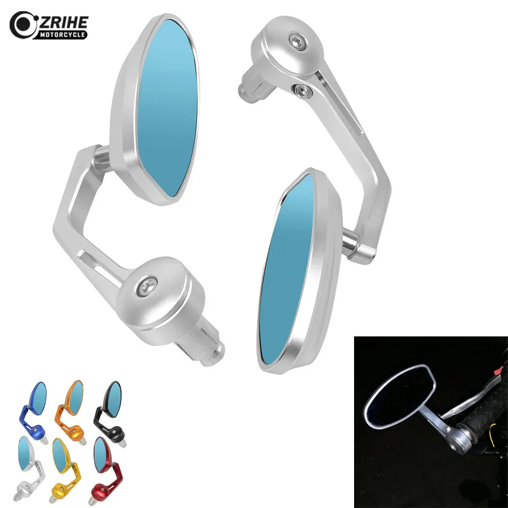 Universa 22mm Motorcycle Mirror View Side Rear Handlebar grips Mirror For Honda pcx 125 pcx 150 bmw S1000R F800R R1200GS