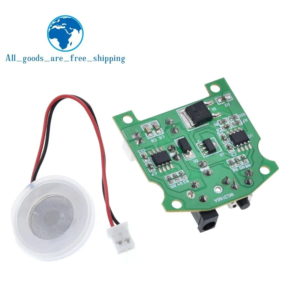

20mm 113KHz Ultrasonic Humidifier Mist Maker USB Ceramic Atomizer Transducer Humidified Plate Accessories + PCB Module D20mm