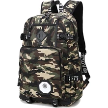 Camouflage Backpack Men Preppy Style Camo School Backpacks for Boy Girl Teenagers High School Middle School