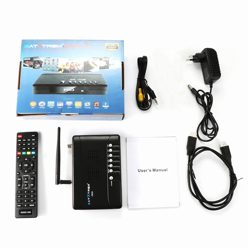 Satxtrem X800 HD спутниковый ресивер с Wifi MT7601 Cccam испанский рецептор Azamerica DVB S2 USB tv Turner ресивер Openbox