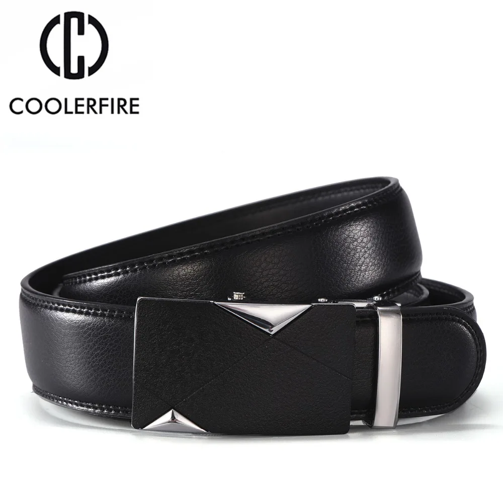 Famous Brand Belt Men Top Quality Genuine Luxury Leather Belts for Men,Strap Male Metal Automatic Buckle  ZD071