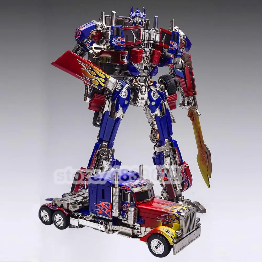 

WJ Transformation TF5 OP Movie Edtion Oversize Alloy SS05 Optimus Prime Leader Diecast Action Figure Collection Toys