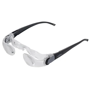

Reading Magnifier 2.1X Lens Loupe Headband Magnifying Glasses ABS Frame 0-300 Dregee Myopia Magnifier
