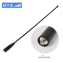 HYS NA-771 SMA-Femelle Dual Band 144/430 Mhz 10 W Portable Jambon De Poche à Deux Voies Radio Antenne Scanner Pour BF 888 S UV-82 UV-5R