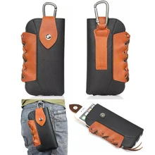 Universal Leather Pouch Belt Clip Hook Loop Protective Case Cover Bag For Multi Smart Phone Smartphone Model Below 5.7 inch