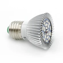 18 Вт E27 5730 полный спектр светодиодный светильник s 18 светодиодный s 12 красный+ 6 синий светильник для цветочных растений освещение для гидропонной установки AC 85-265V