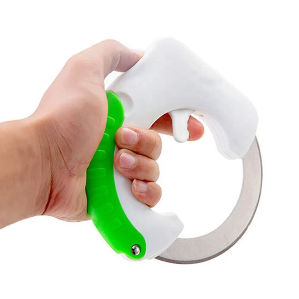 

Practical Home Kitchen Gadgets Portable Stainless Steel Round Shape Vegetable Chopper Slicer Cutter Knife Kitchen Accessories
