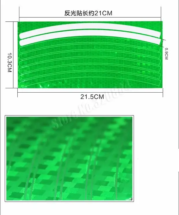 В свободном доступе! Противообрастающие светоотражающие наклейки для велосипедов обода колеса светоотражающие ленты отражатель безопасности предупреждающие ремни Велосипедное оборудование