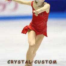 Пользовательские фигурное катание Платья для женщин Кристалл бренд Vogue Катание на коньках конкуренции платье dr3275