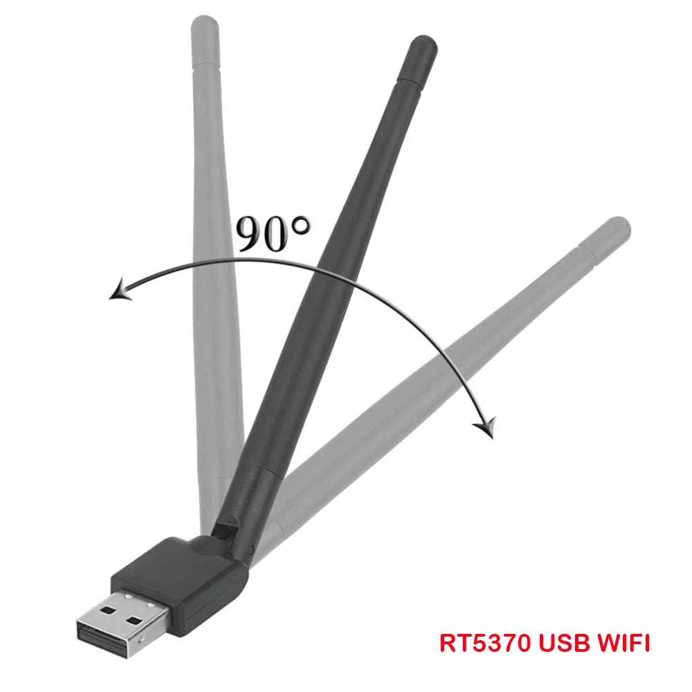 

Wireless USB WiFi RT5370 Mini USB WiFi adapter Wi-Fi Receiver Dongle 802.11 b/g/n For Satellite TV Decoder